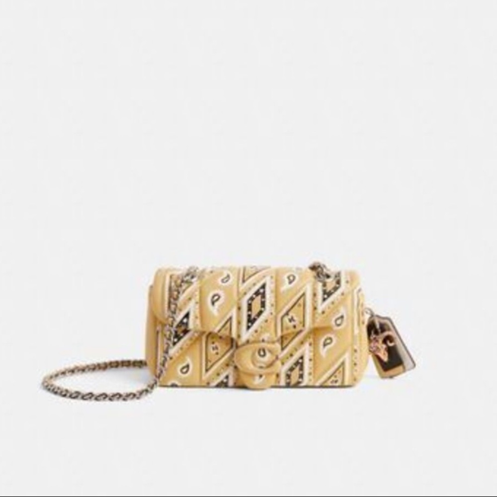 One of a Kind Coach Handpainted Quilted Tabby 20